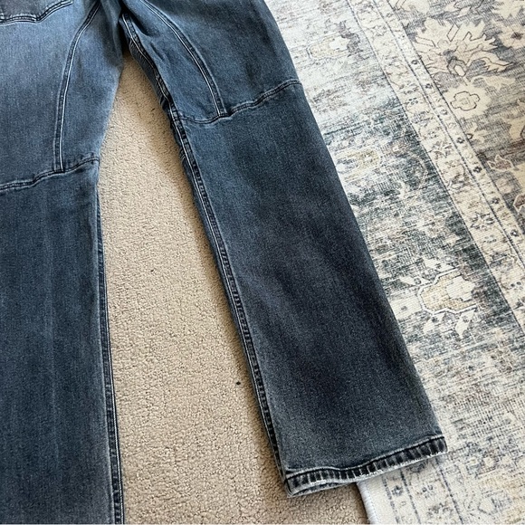 Belstaff England Men’s Slim Fit Moto Biker Jeans Sz 34 Distressed Black Denim - Picture 16 of 16